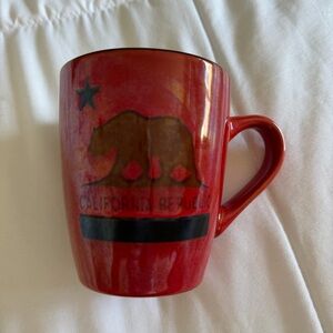 CALIFORNIA REPUBLIC BLACK STAR CERAMIC MUG